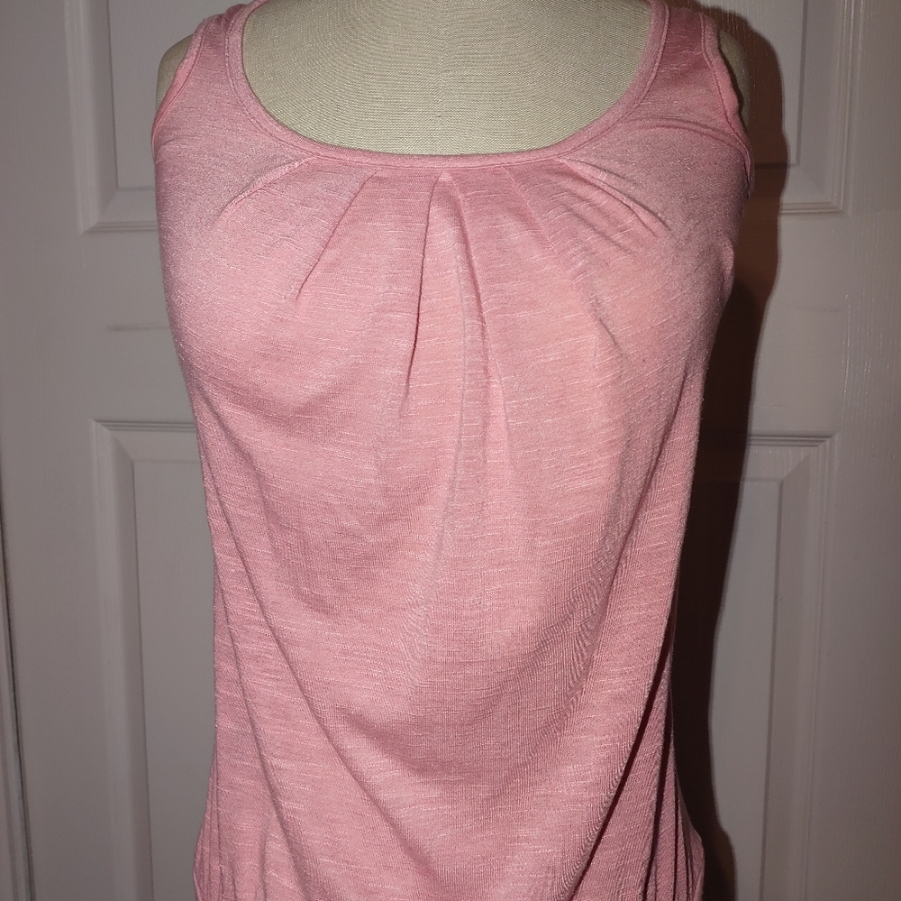 Women's Lace-Back Tank Top - Pink